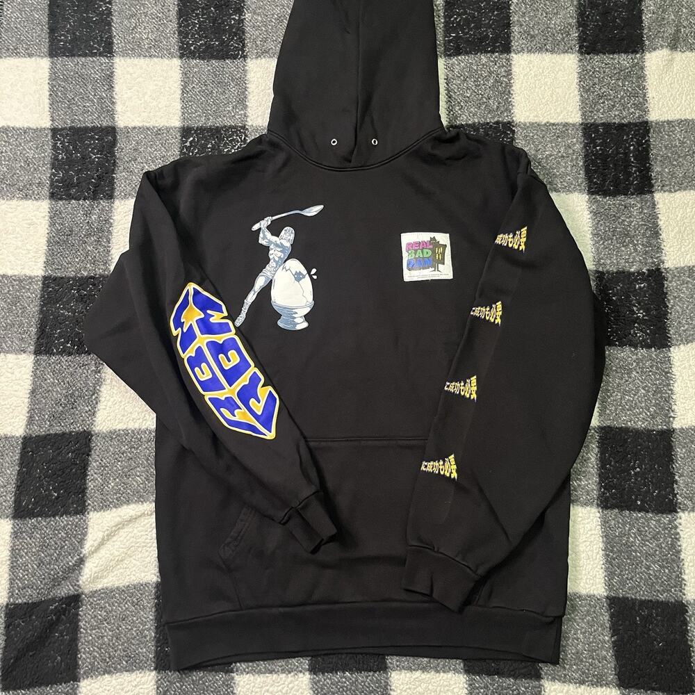 🔥 Real Bad Man “Crime Wave” Hoodie - Size M - Graphic Streetwear